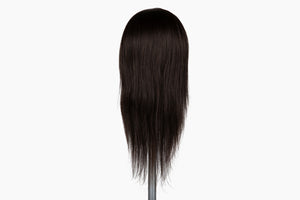 100% Human Hair Mannequin Head,Hair color Black, 20-22” Length |Rose